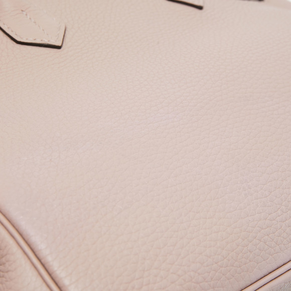 HERMES Glycine Taurillon Clemence Leather Gold Finish Birkin 30 Bag - Picture 5 of 8